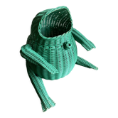 Corbeille grenouille en osier 1980