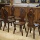 Ensemble de 8 chaises monastère 1950’s