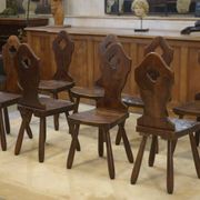Set of 8 monastery chairs 1950s