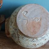 Stoneware soup bowls from Puisaye, signed Jean-Pierre Prud’homme