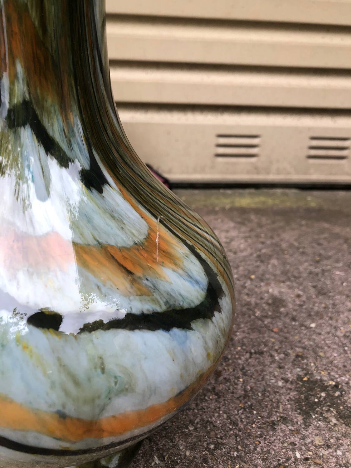 Murano vase from Florence, Italy, 1970s