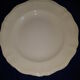 set of 4 plates ivory Sarreguemines 22.5 cm FRANCE