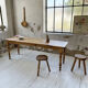 Farm table bistro pine and cherry 210cm