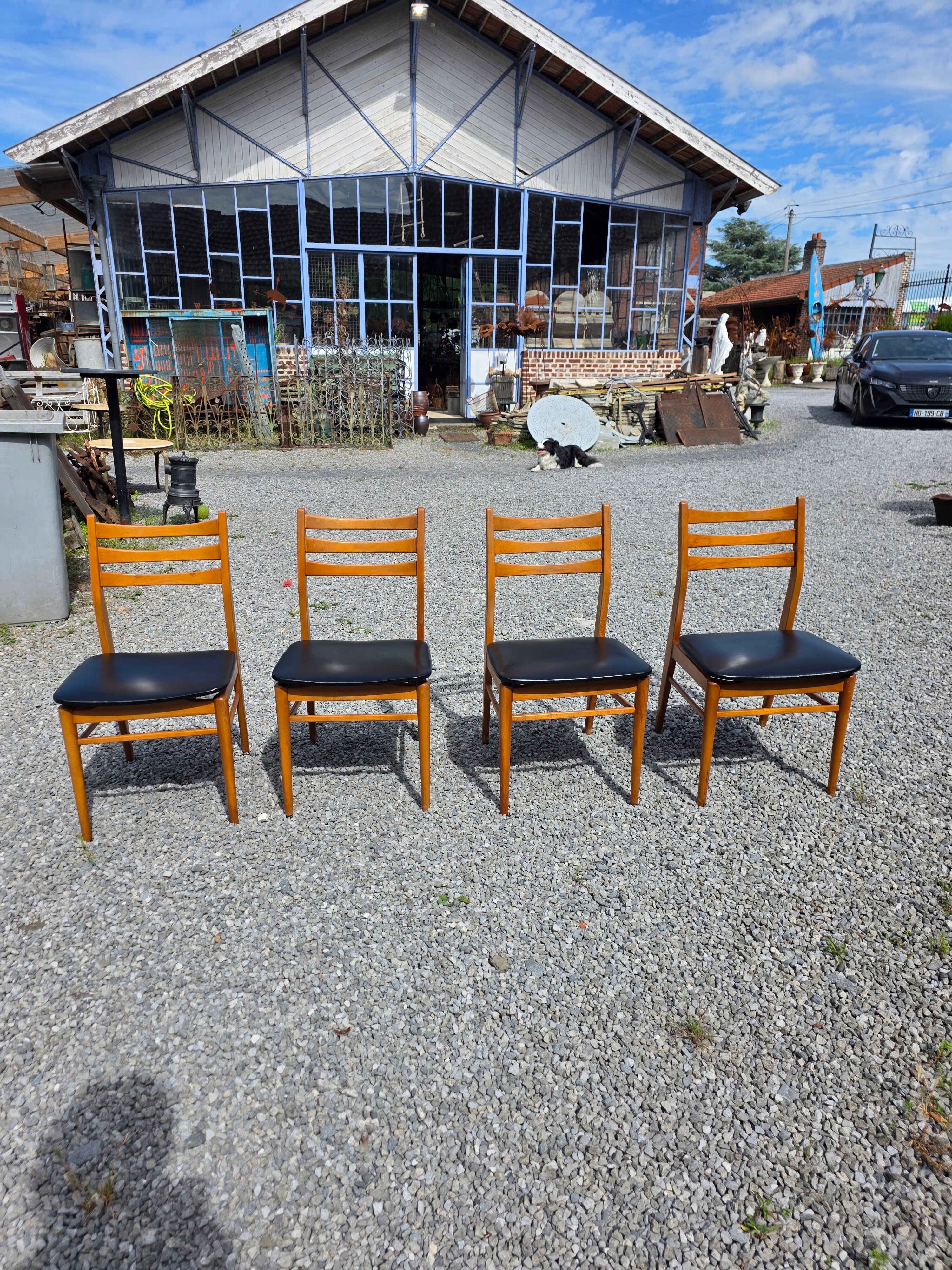 4 Scandinavian chairs from the 1960s