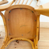 Pair of Baumann bistro chairs