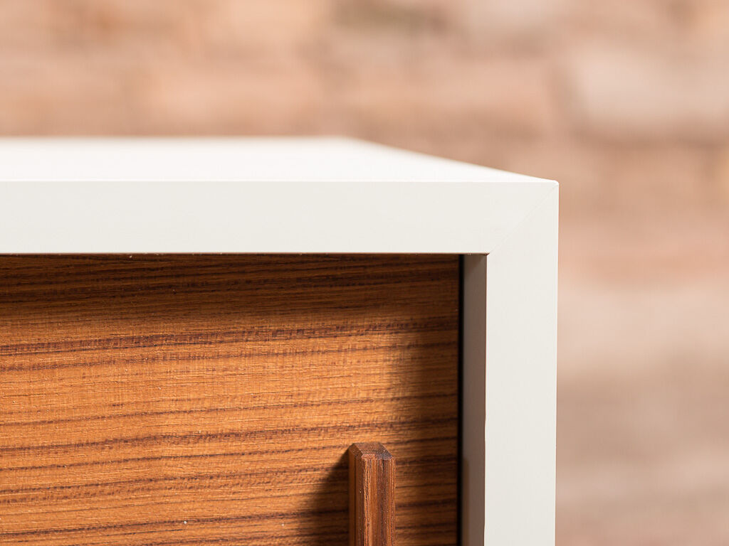 Teak TV stand / cabinet with 4 storage spaces