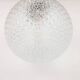 Vintage Mid Century Modern round glass pendant light