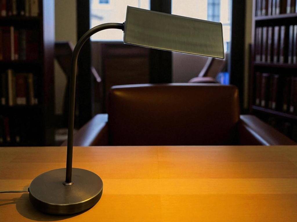 Lampe de bureau vintage 'dorée' / lampe de banquier
