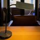 Lampe de bureau vintage 'dorée' / lampe de banquier