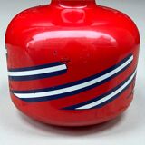 Bottle Lacryma Christi red Beccaro Italy 1970s Pop Art Space Age