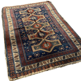 Ancient Caucasian carpet 140x100cm