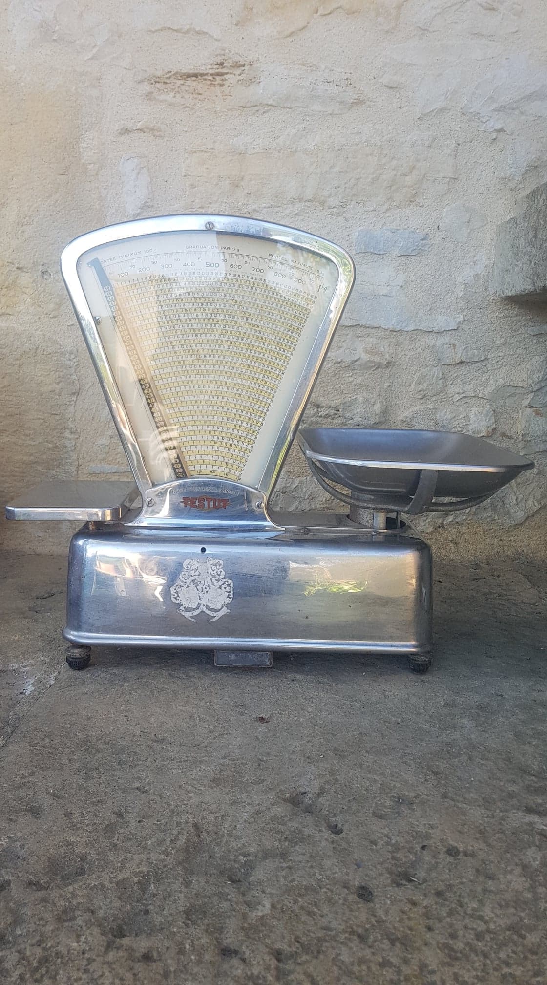 Stainless steel Testut scale