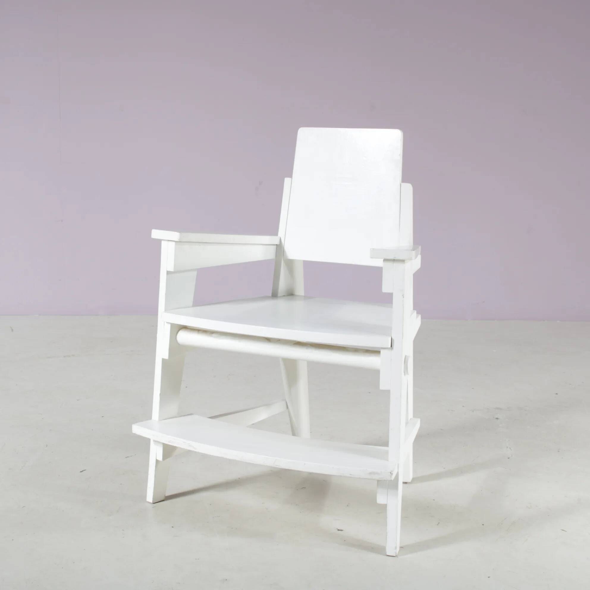 1930 Amsterdam School style children chair from the Netherlands
