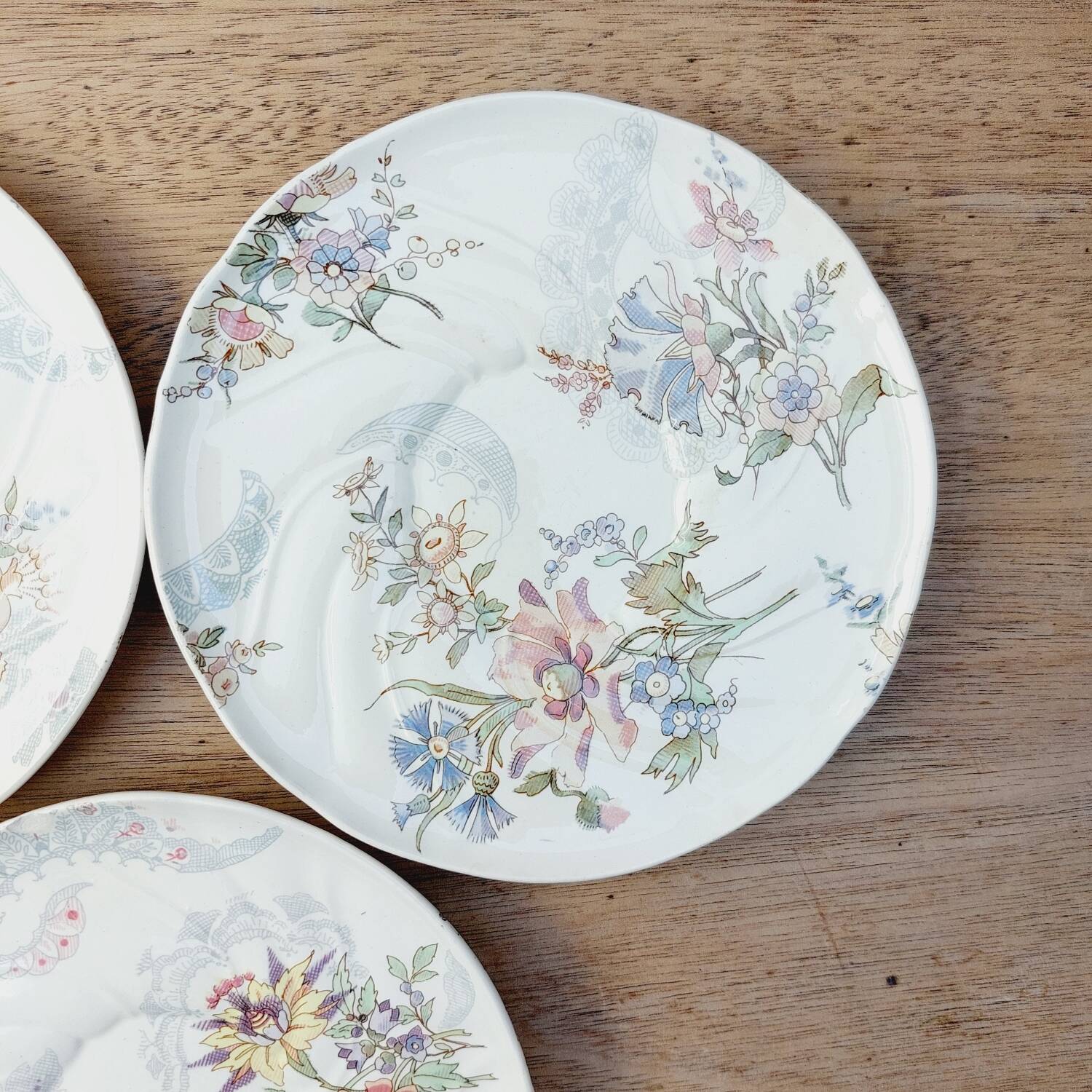 Assiettes Lavallière Sarreguemines