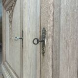 Magnificent antique buffet in solid oak – sandblasted / stripped