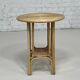 Rattan side table