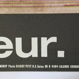 Poster tv set rocket apollo 1969 lem lm ditto teleavia 111