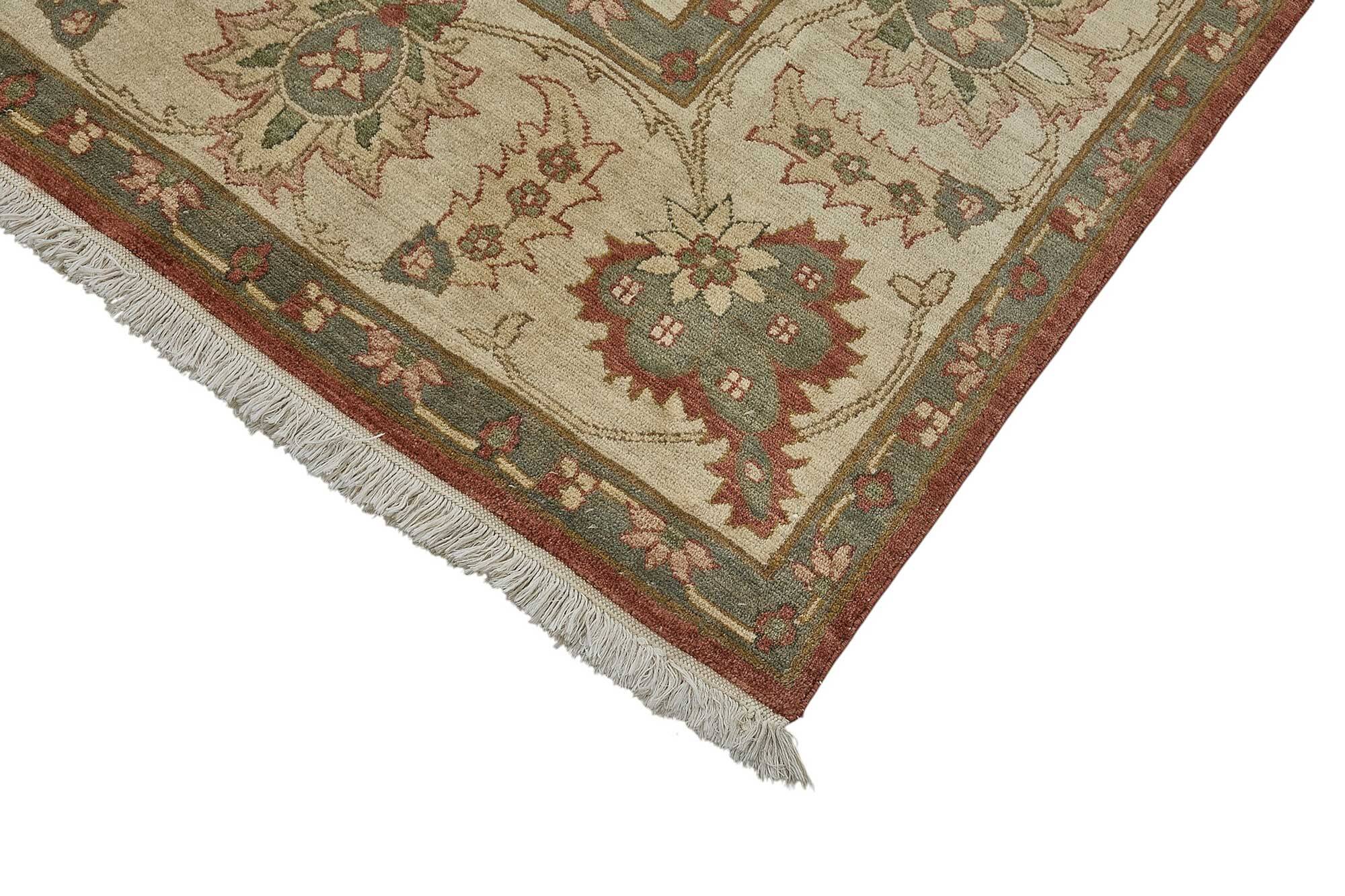Turkish Handknotted Wool Oushak Rug 271 cm x 402 cm