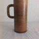 Pichet, vintage stoneware vase from Vallauris – Fonck & Matéo, thistle decoration from the 1970s.