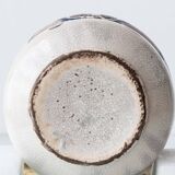 Italian apothecary jar table lamp with new Dupion silk shade, 19th century.