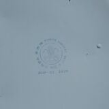 Enamelled plate/plate