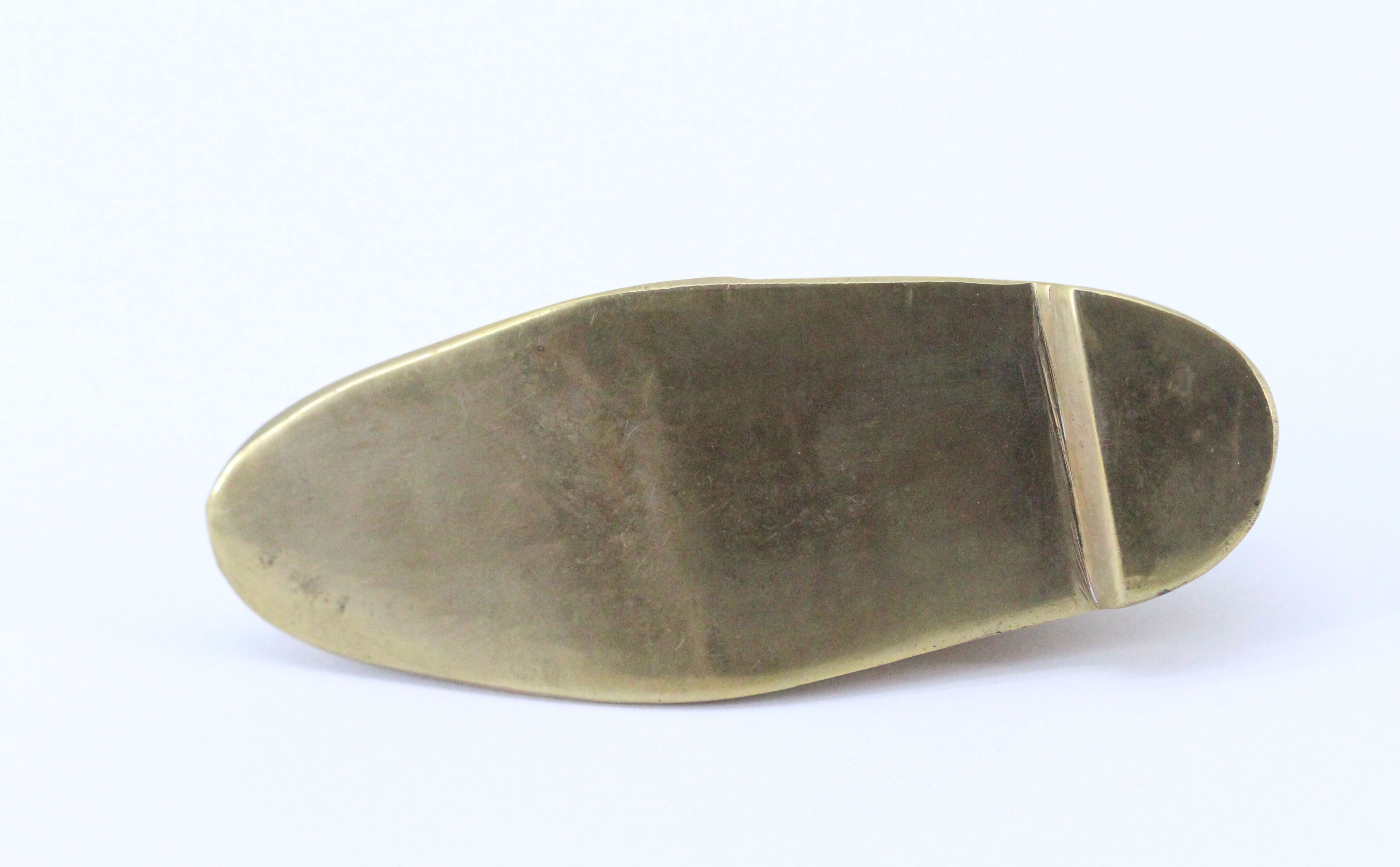 Brass shoe ashtray