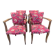 Suite de 4 fauteuils bridges style Art Déco