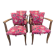 Suite de 4 fauteuils bridges style Art Déco