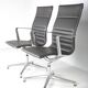 Paire de fauteuils de bureau ICF Una Chair Management