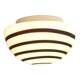 Vintage Sconce Pop Art Black and White  Swirl Glass Wall Lamp Ceiling Light