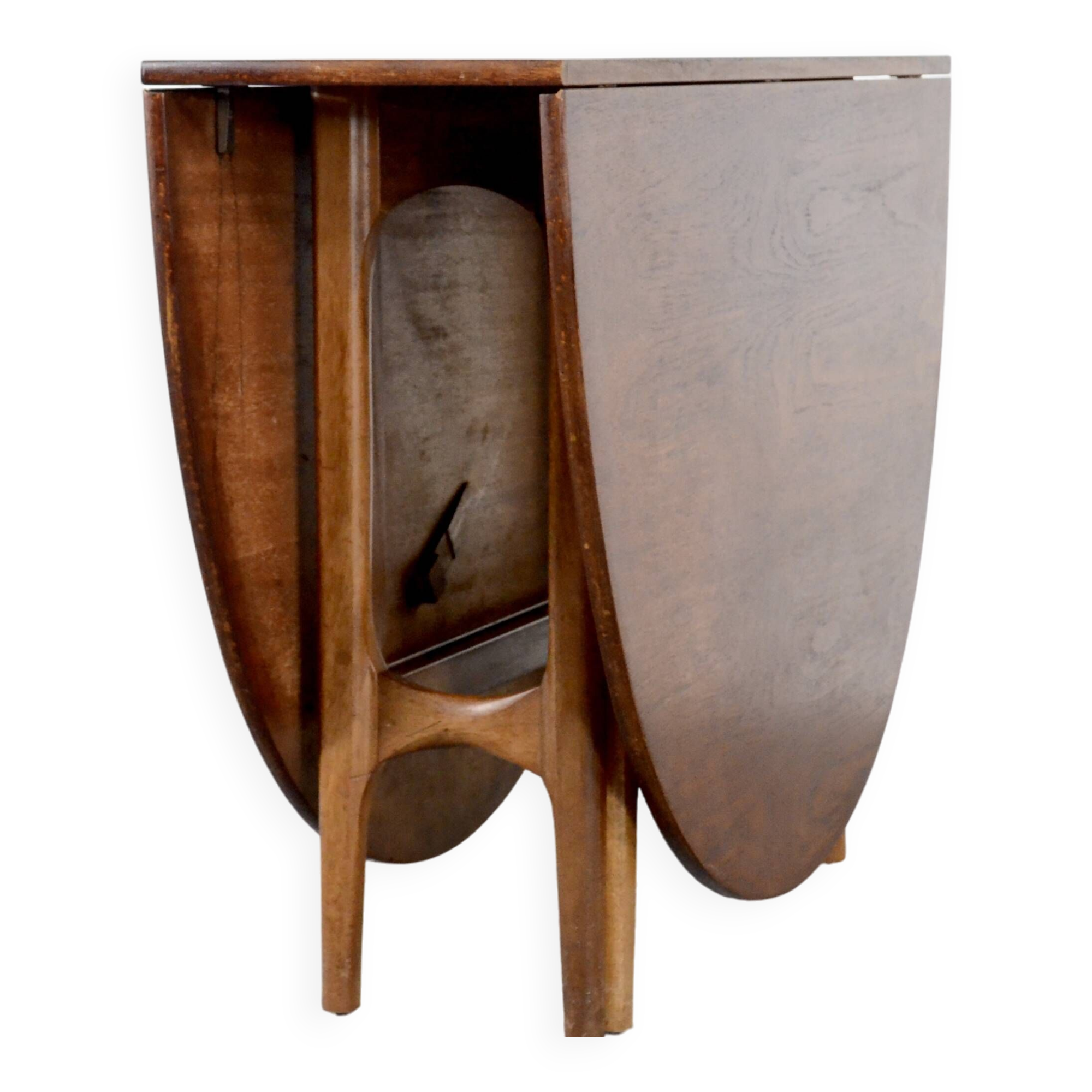 Midcentury Drop Leaf Teak Table. Vintage Modern / Retro / Danish Style.