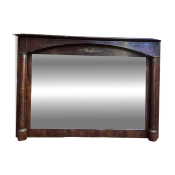 Miroir - Trumeau époque Empire en acajou