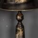 Mid 20thc japanese pair of lacquered table lamps c.1960