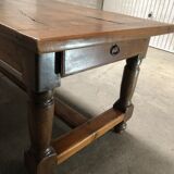 large old walnut farmhouse table