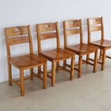 Vintage dining room chairs | chairs | pine