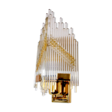 Wall lamp  triangular Crystal Murano