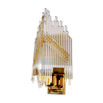 Wall lamp  triangular Crystal Murano