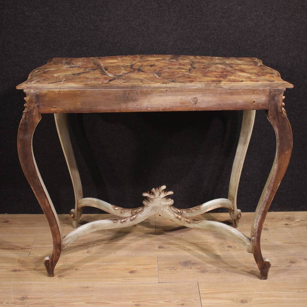 French lacquered console in Louis XV style