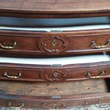 Commode Louis XV en noyer