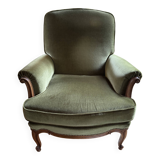 Velvet armchair