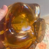 Murano ashtray year 60/70 orange