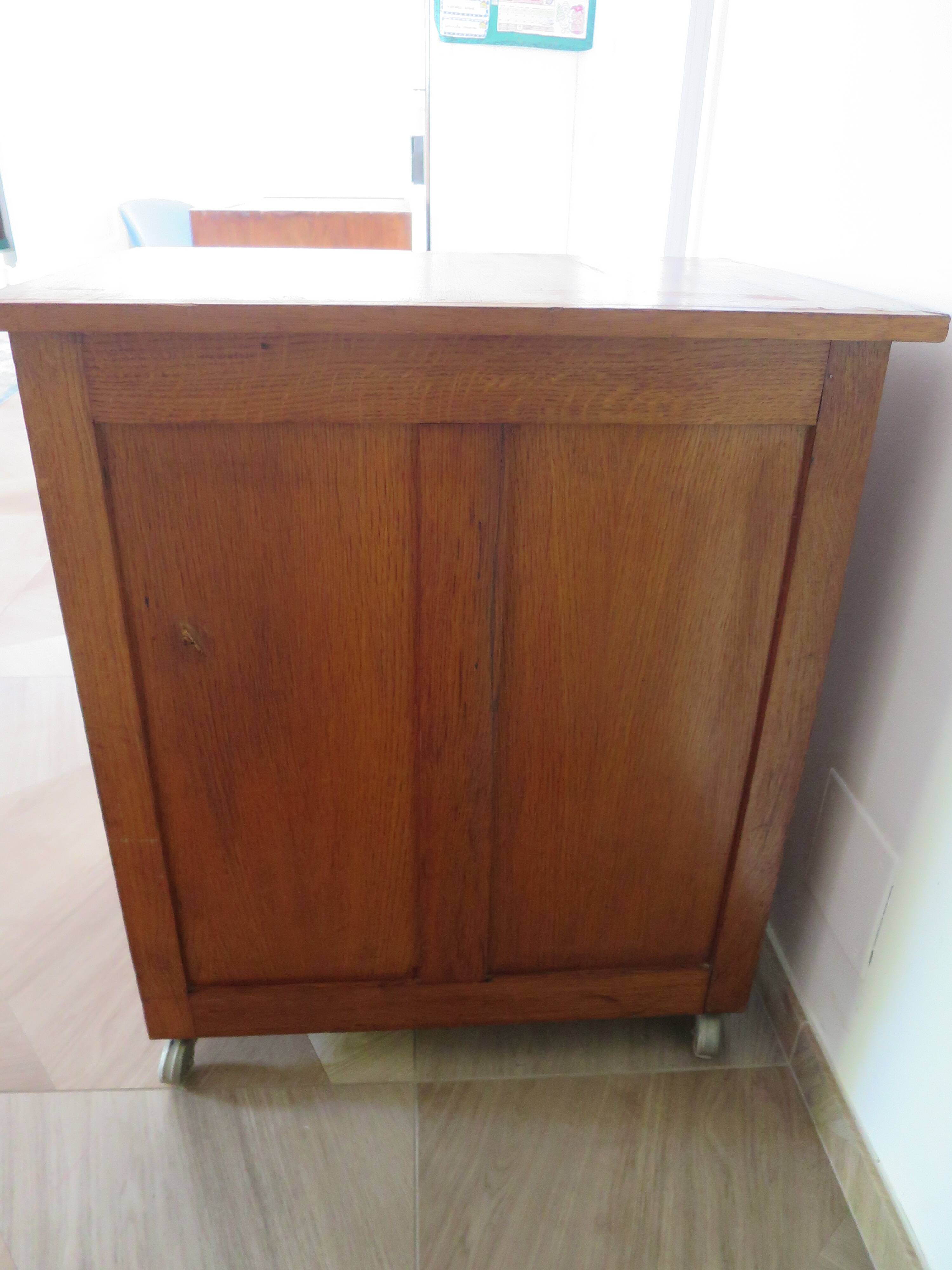 Bureau plateau rabattable,  Années 60
