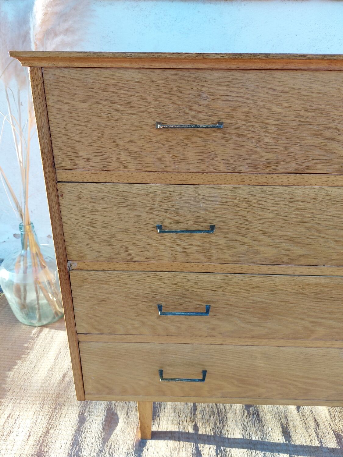 Solid wood chest of drawers