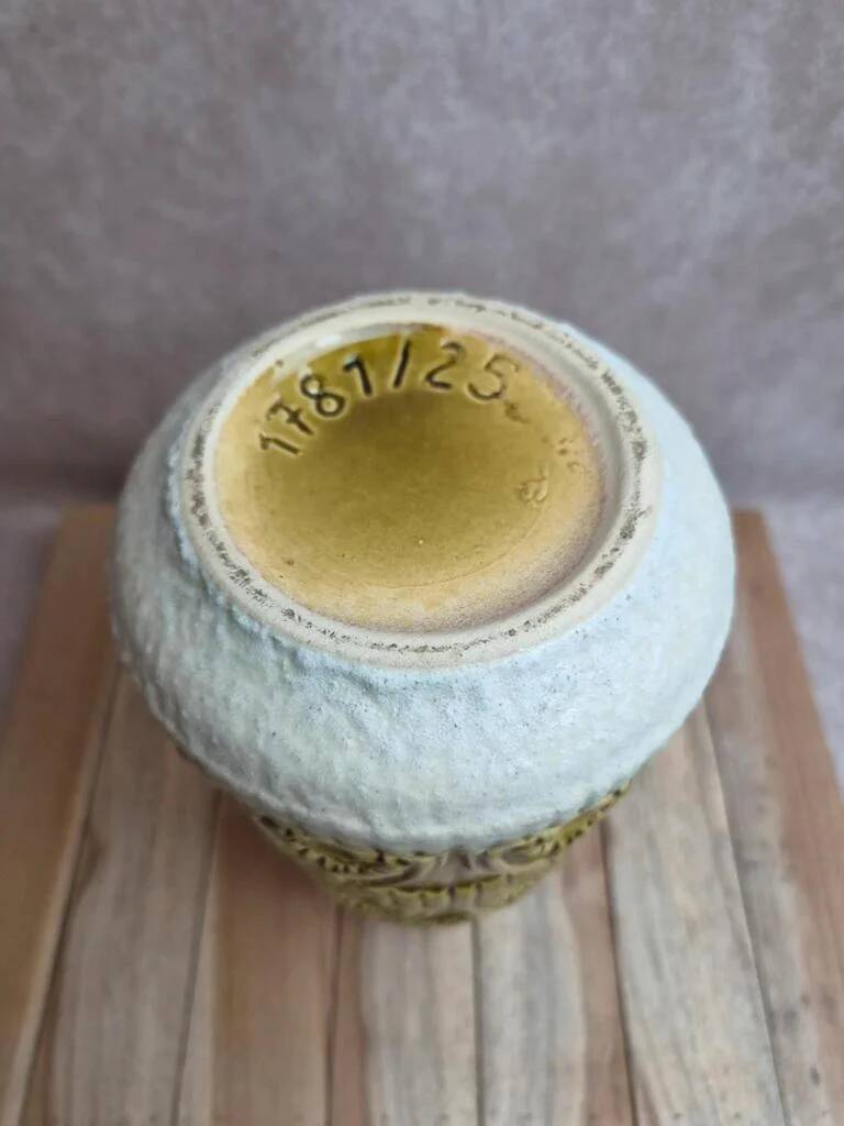 Vase West Germany U-keramik 1781/25 – Vintage ceramic from the 70s