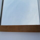 Art deco art deco wood and mirror serving tray