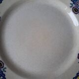 Round plate Boch Frères La Louvière. Belgium. Vintage.