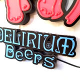 Neon sign Delirium Tremens