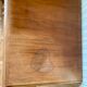 Antique low furniture in solid walnut