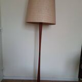 Scandinavian diabolo teak floor lamp