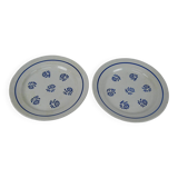 Pair of Lunéville plates, Sablons model